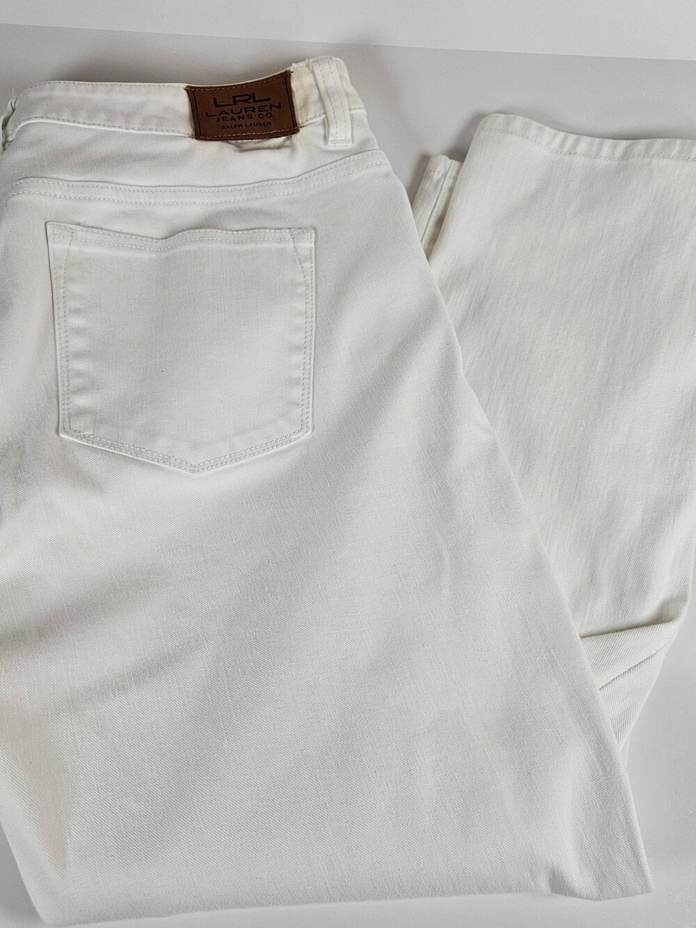 Lauren Ralph Lauren Jeans Co. LRL Jeans White Denim Women's Size 14